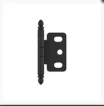 Amerock PK3180TBFB Partial Wrap Hinge Flat Black. Fixed Price $5.04.