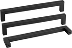 Pack Black Square Stainless Steel Cabinet Pulls, 10IN Center To. Fixed Price $55.06.