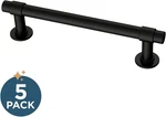 5 Pack Franklin Brass Francisco Cabinet Handles 4" Hole Center Pulls Matte Black. Fixed Price $17.95.