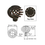 Cabinet Pull Drawer Handle Birdcage Knob Kitchen Hardware Antique Copper Machine. Fixed Price $68.00.