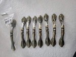 PN0311V-BZA Antique Bronze 5.5" Priscilla Paw Drawer Pull & Knob Lot 8. Fixed Price $20.00.