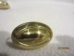 Baldwin Solid Brass Oval Cabinet Knobs Used. Fixed Price $5.99.