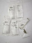 Lot Of Top Knobs M1158 Asbury Brushed Satin Nickel Square Bar Pull 5-1/16". Fixed Price $35.99.