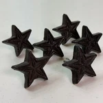 6 Lone Star Double Drawer Cabinet Pulls Lot Cast Iron Rustic With Hardware. Fixed Price $21.99.