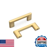 Homdiy 20 Pack Matte Gold 3 Inch Cabinet Pulls Brushed Brass Kitchen Handles. Fixed Price $73.46.