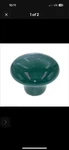 Lot Of 12 Amerock Allison Cabinet Pulls Handles #217HGR Green Porcelain 1/2". Fixed Price $22.50.