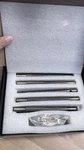 SALISENG-5 Pack Antique Brass Handles, Solid Kitchen Cabinet Pulls, Inch. Fixed Price $34.99.