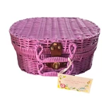 Delton Porcelain Gumdrops Dollies Tea Set With Basket.. Fixed Price $24.99.