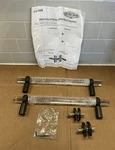 Allied Brass, Clear Acrylic 14.5 Shower Door Pulls, Antique Bronze Oil Rubbed. Fixed Price $79.20.