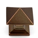 Hickory Studio P3015-VBZ Venetian Bronze 1/4" Square Pyramid Cabinet Knob Pull. Fixed Price $5.10.