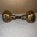 Htf Design Vintage Brass Door Knobs. These Are Truly Beautiful Possibly Baldwin?. Fixed Price $35.20.