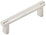 Emtek 84053.REC.KN Knurled 4" Center To Bar Cabinet Pull - Satin Nickel /. Fixed Price $28.80.