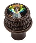 Carpe Diem Hardware : Cach Large Round Knob Bronze Patina Swarovski Crystal. Fixed Price $18.00.