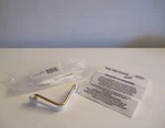 Hollywood Regency Pamar 24KT Gold Plated & White Drawer Cabinet Pull Handle X8. Fixed Price $49.99.