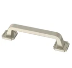 Liberty P40124C-SN 3/4" Notched Backplate Cabinet & Drawer Pull Satin Nickel. Fixed Price $5.00.
