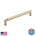 Amerock Ballard 12 Inch 305MM Center-to-center Golden Champagne Appliance Pull. Fixed Price $123.89.