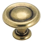 Amerock BP1386-R1 Regency Brass 1/4" Dome Cabinet Knob Pulls Hint Of Heritage. Fixed Price $5.03.