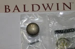 Baldwin 4706-050-BIN Classic 1-1/4 Inch Mushroom Cabinet Knob Antique Brass. Fixed Price $12.99.