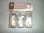 (6) Satin Nickel 3"CC Contempo Cabinet Or Drawer Wire Pull Handle. Fixed Price $14.95.