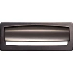 Hollin 3/4" Center To Cup/bin Cabinet Pull Ash Gray - Hardware. Fixed Price $11.66.