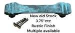 Baldwin 4725-080 Verdigris Rustic Cabinet Door Pull 3.75" Ctc Brass ( Lot Of ). Fixed Price $14.99.