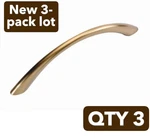 3-PACK Lot Hickory Hardware PA0221-SRG Satin Rose Gold Metropolis Pull 3-3/4"CC. Fixed Price $25.12.