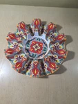 Prepara Holder Carousel 12 Inch Red Round Serving Plate For 10 Tacos W/ Dip. Fixed Price $10.80.