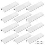 Qjaiune 12PCS Back Mount Finger Edge Pull 150MM / 5.9, Aluminum Hidden Handle Co. Fixed Price $20.27.