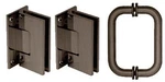 C.r. Laurence V1ES30RB Crl Oil Rubbed Bronze Vienna Shower Pull And Hinge Set. Fixed Price $175.00.