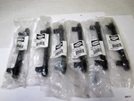 6-QTY Cosmas Cabinet Hardware Flat Black Euro Bar Handle Pull #161-128FB. Fixed Price $15.31.