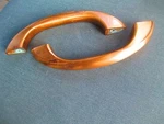 Art Deco Good Form Door Pull Solid Brass Better Then Most Antique Circa 1900'S. Fixed Price $135.00.