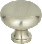 Atlas A819-BN Round Knob 1/4 Inch Brushed Nickel. Fixed Price $7.70.