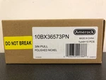 Amerock Edge 3" Polished Nickel Drawer Pulls, 10-PACK (model #1300PN).. Fixed Price $18.80.