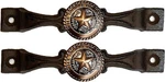 Urbalabs Cast Iron Concho The State Of Texas Kitchen Cabinet Handles Drawer. Fixed Price $16.99.