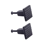 Black Wrought Iron Cabinet Knob Pull Square Grid Design With Hardware Pack Of 2. Fixed Price $31.99.