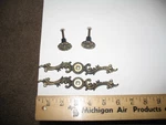 2 Vtg Ajax Door Drawer Pull Backplate With Knob & Screw French Provincial Lot. Fixed Price $16.99.