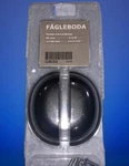 Ikea Fagleboda Drawer Pull Handles Pack Of 2 Black 3/8" Kitchen Cabinet. Fixed Price $8.50.