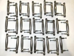 Lot Of 29 Betsy Fields Brushed Silver Pewter Colored Cabinet Pulls 4 + Screws. Fixed Price $45.00.