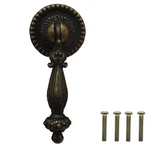Renashed 4 Pack Antique Drawer Pull Large Finger Handle - Bronze. Fixed Price $15.62.