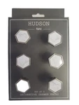 New Box Hudson Drawer Knobs Decorative Set Of 6 Granite Gray Silver Home Cabinet. Fixed Price $9.99.