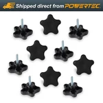 Powertec QNB3006-P2 5-STAR Stud Knob, 1/4"-20, 10 Pk. Fixed Price $11.99.