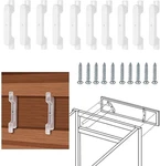 Set Of 10 False Front Cabinet Clips With Screws 4.5 Inch Drawer Fastener. Fixed Price $19.64.