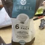 (6-PK) Liberty Webber Knob Satin Nickel 1-3/8" P35051C-SN-U6 #20. Fixed Price $15.00.