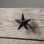 Star Knob, Weathered Cast Iron Farmhouse Cabinet Pull Hardware, 2.7". Fixed Price $38.00.