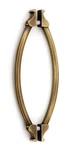Alno G1476-8-PB/NL Fiore 8" Back To Glass Door Pull Unlacquered Brass. Fixed Price $171.96.