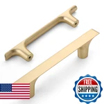 Amerdeco 10 Pack Brushed Brass Cabinet Pulls 3 Inch Hole Centers Kitchen Handles. Fixed Price $65.73.