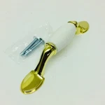 Style Selections 11 Drawer Pulls Cabinet White Polished Brass Finish 3 Kitchen. Fixed Price $46.99.