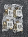 Lot Of 4BELWITH Hickory P209-UB Brass 1/4" Mushroom Cabinet Knob Pulls Eclipse. Fixed Price $9.95.