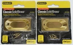 Stanley Classic Solid Brass Flush Oblong Pulls 40-3516, Pairs 2000. Fixed Price $18.53.