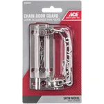 Ace Hardware (5424221) Satin Nickel Chain Door Guard (open Box). Fixed Price $9.95.